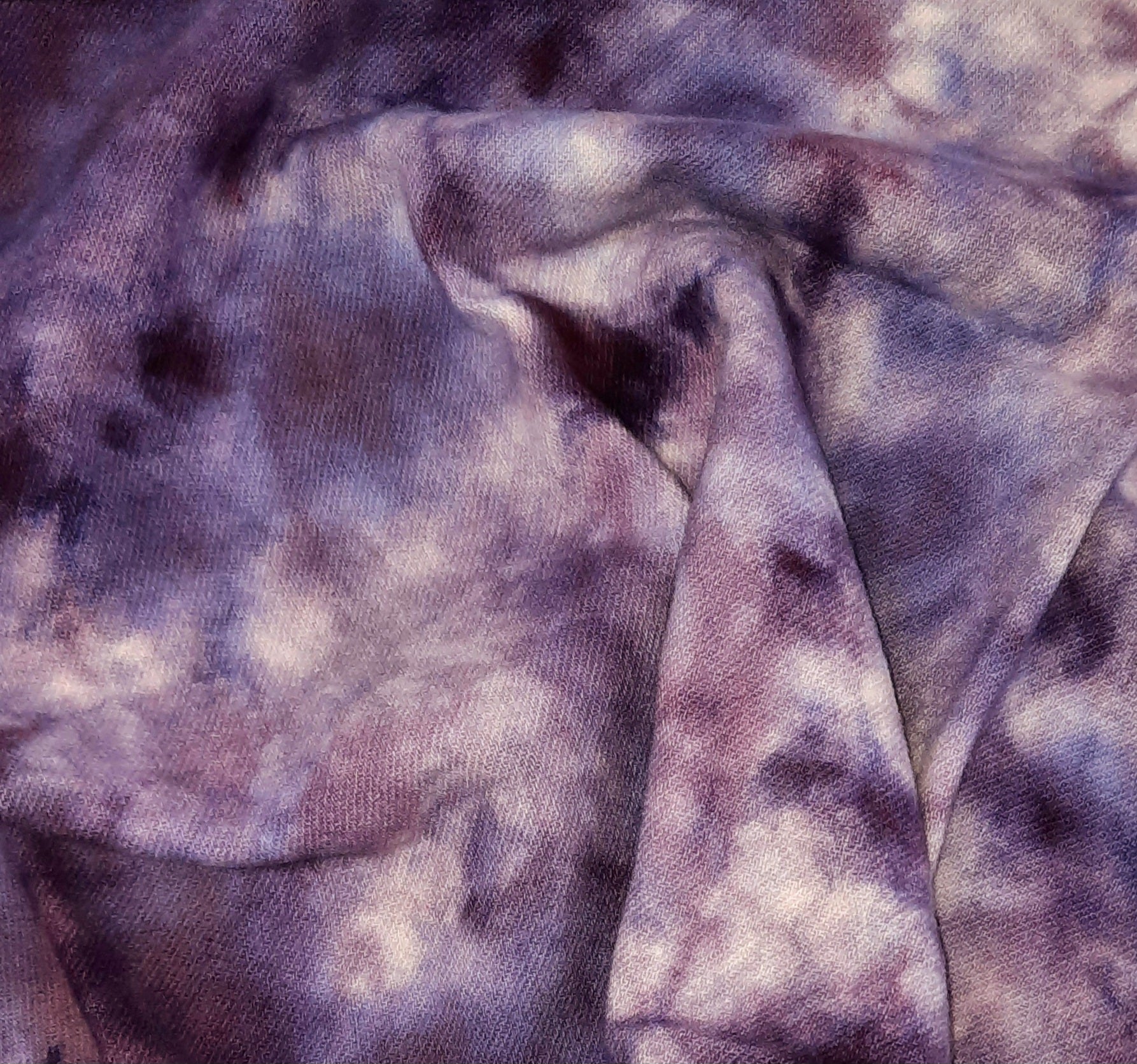 New! Hand-Dyed Wool Fat Quarter Berry Stain