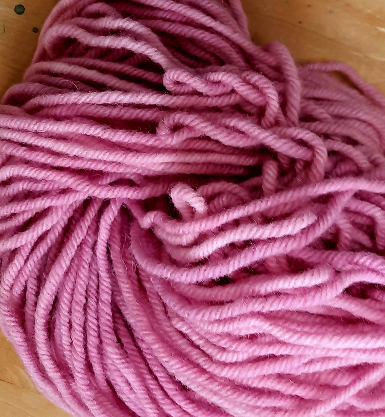 Hand-Dyed Super Bulky Yarn - Lavender Rose
