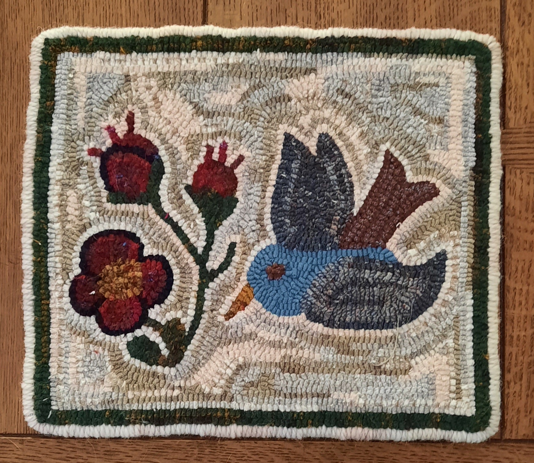 Waldoboro Bird Floral Pattern