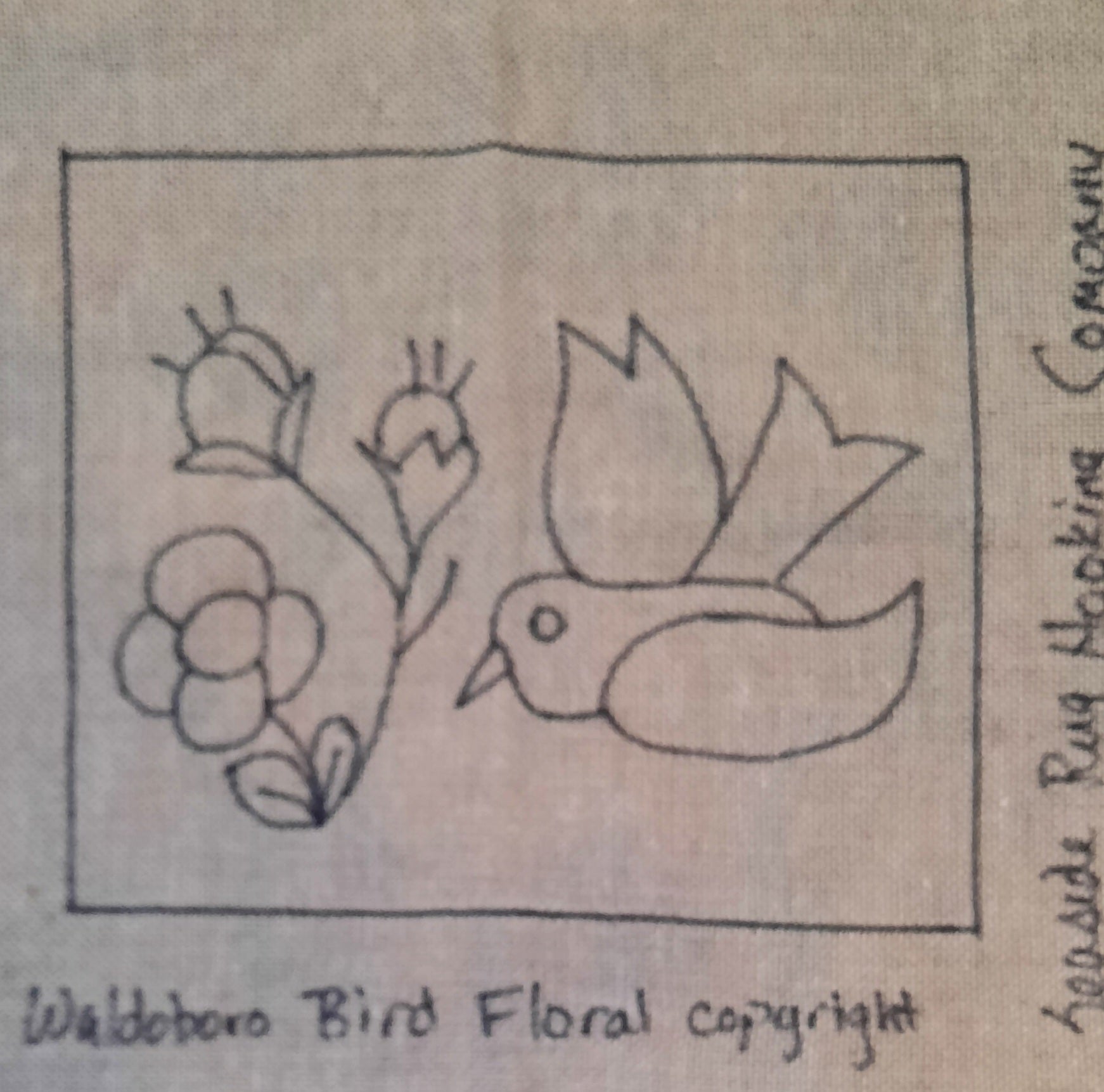 New! Waldoboro Bird And Floral Kit