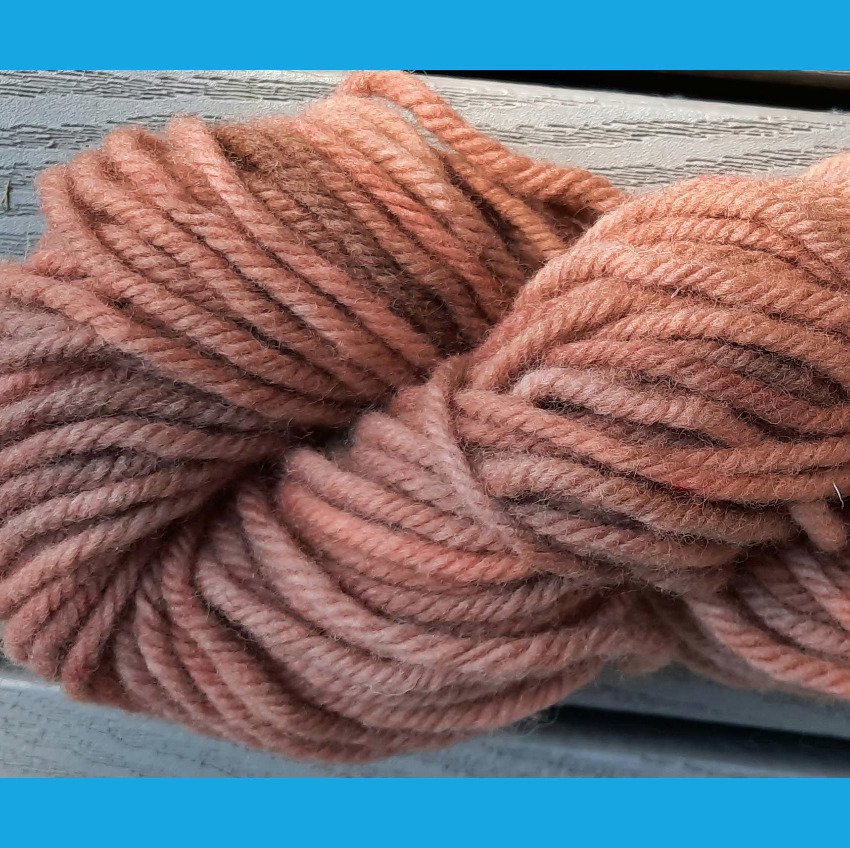 New! Hand-Dyed Super Bulky (4 ply) Yarn - Sunbaked Clay
