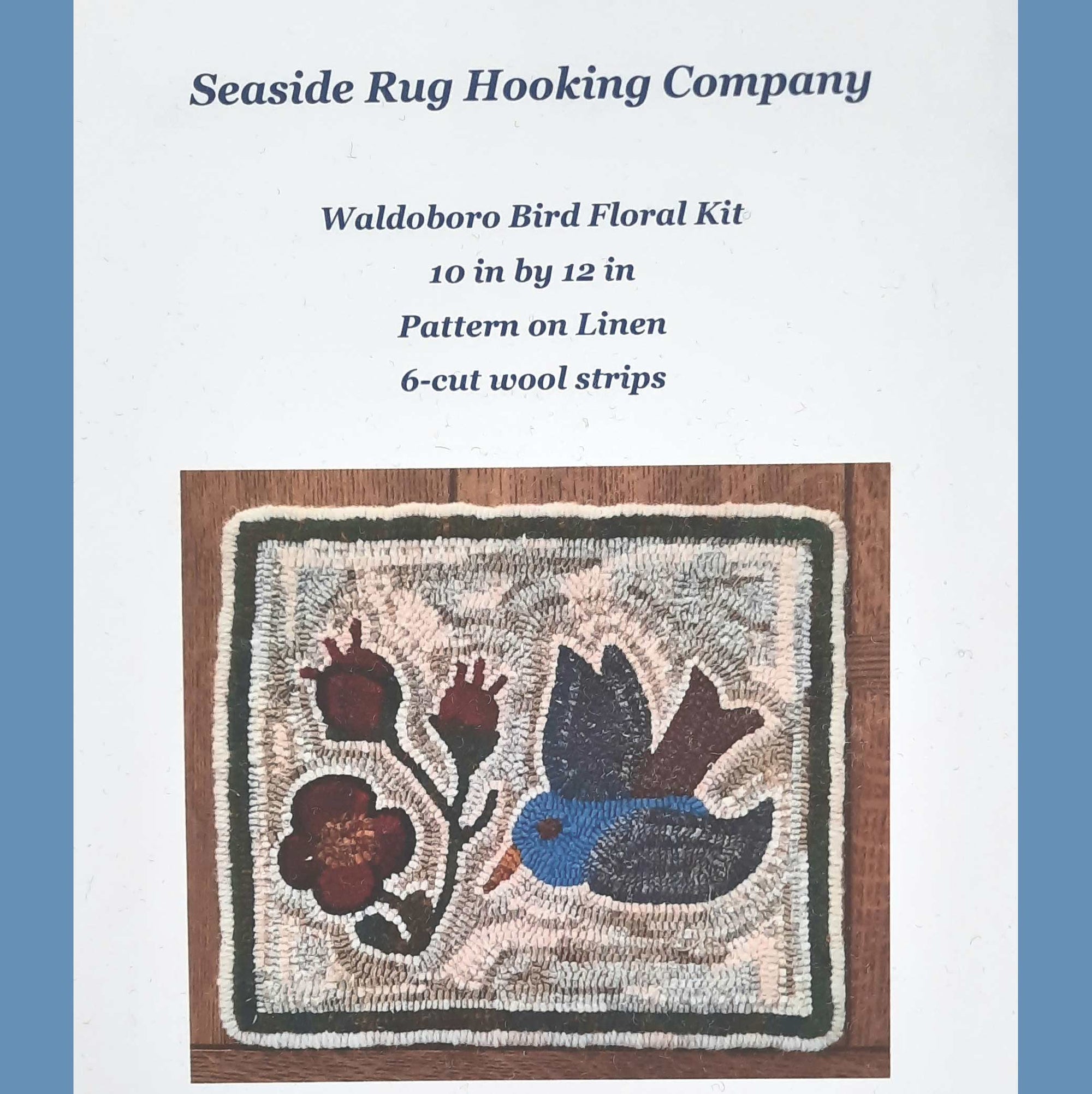 New! Waldoboro Bird And Floral Kit