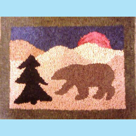 Bear Pattern - Seaside Rug Hooking Company Pattern