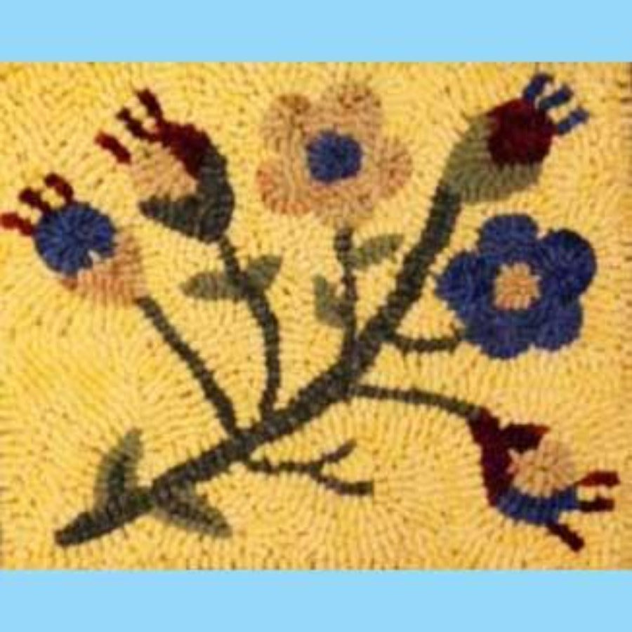 Waldoboro Floral - Seaside Rug Hooking Company Pattern