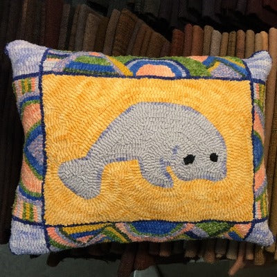 Manatee - Seaside Rug Hooking Company Pattern