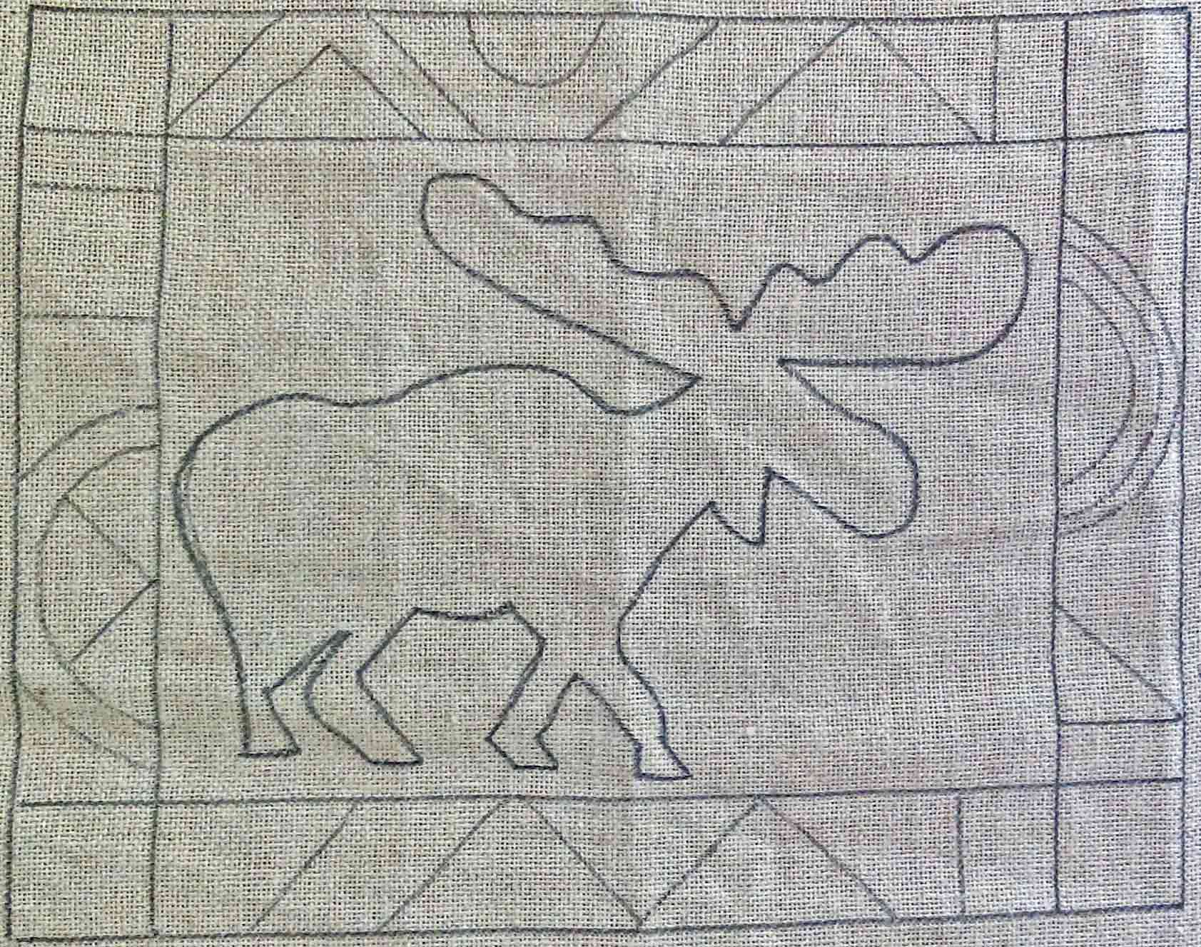 Mister Moose Kit - Seaside Rug Hooking Company Kit