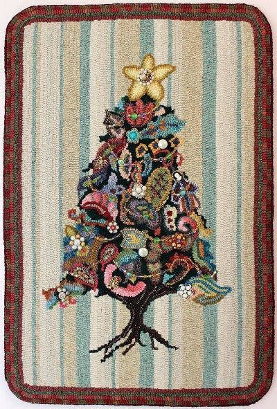 Sazerac Tree - Seaside Rug Hooking Company Pattern