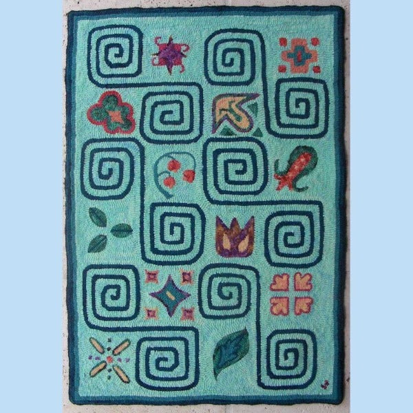 Sazerac Six by Six - Seaside Rug Hooking Company Pattern