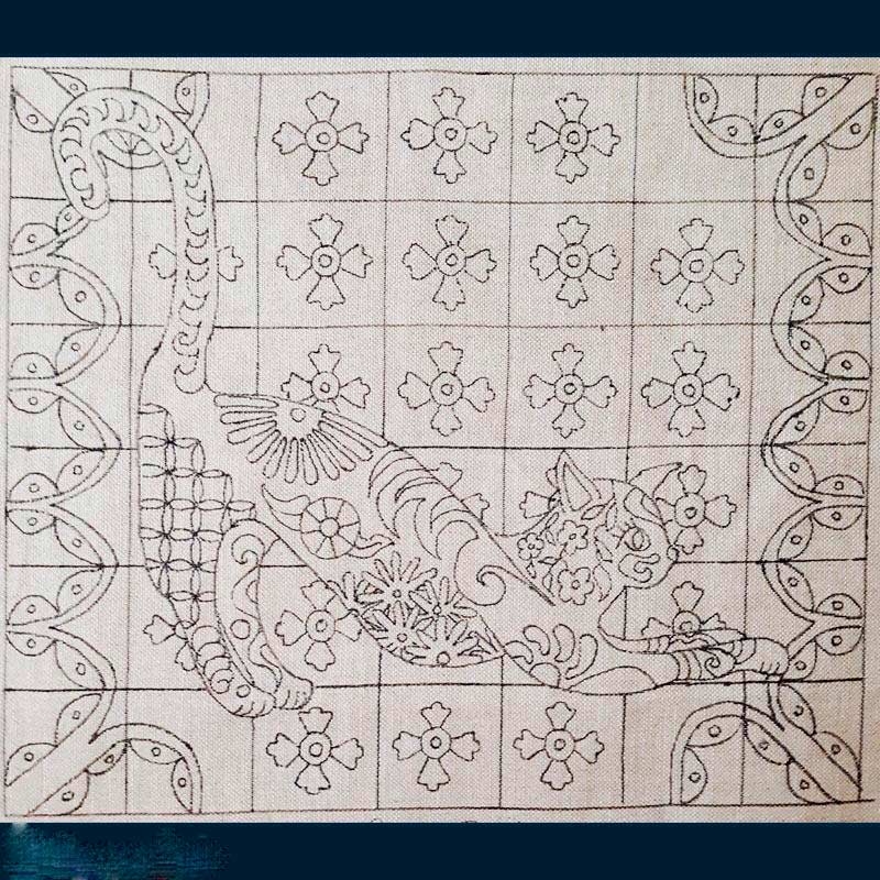 Talavera Cat Pattern