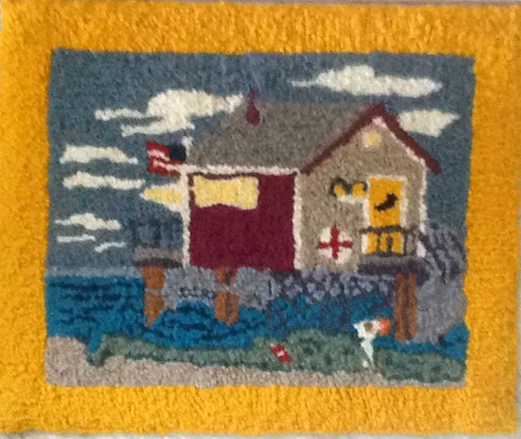 Beach House Pattern - Seaside Rug Hooking Company Pattern