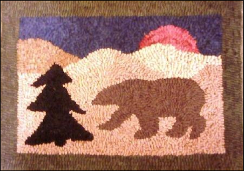 Bear Kit - Seaside Rug Hooking Company Kit