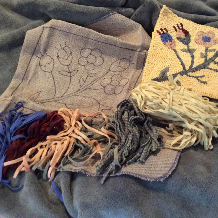 Two Seahorses pillow kit