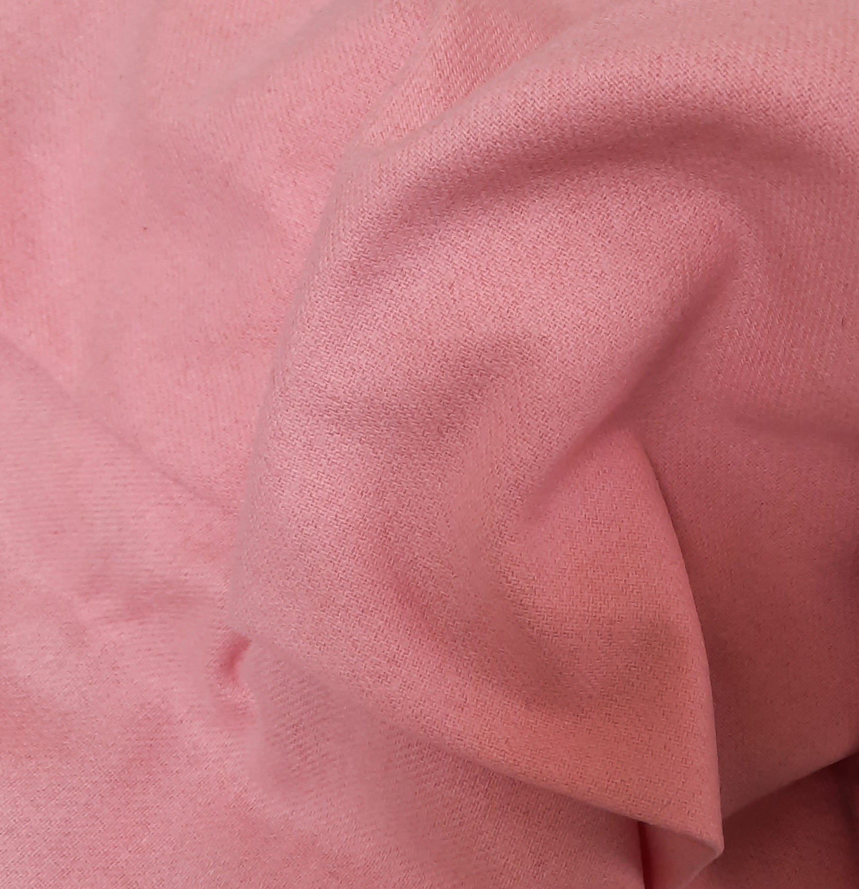 Solid Wool Fabric  &quot;Pretty Pink&quot;