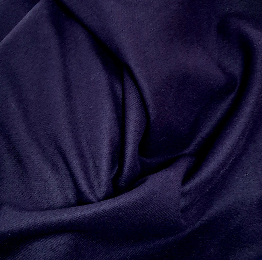 Solid Wool Fabric  "Eggplant"