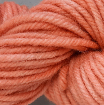 New! Hand-Dyed Super Bulky  (4 ply) Yarn - Cantaloupe