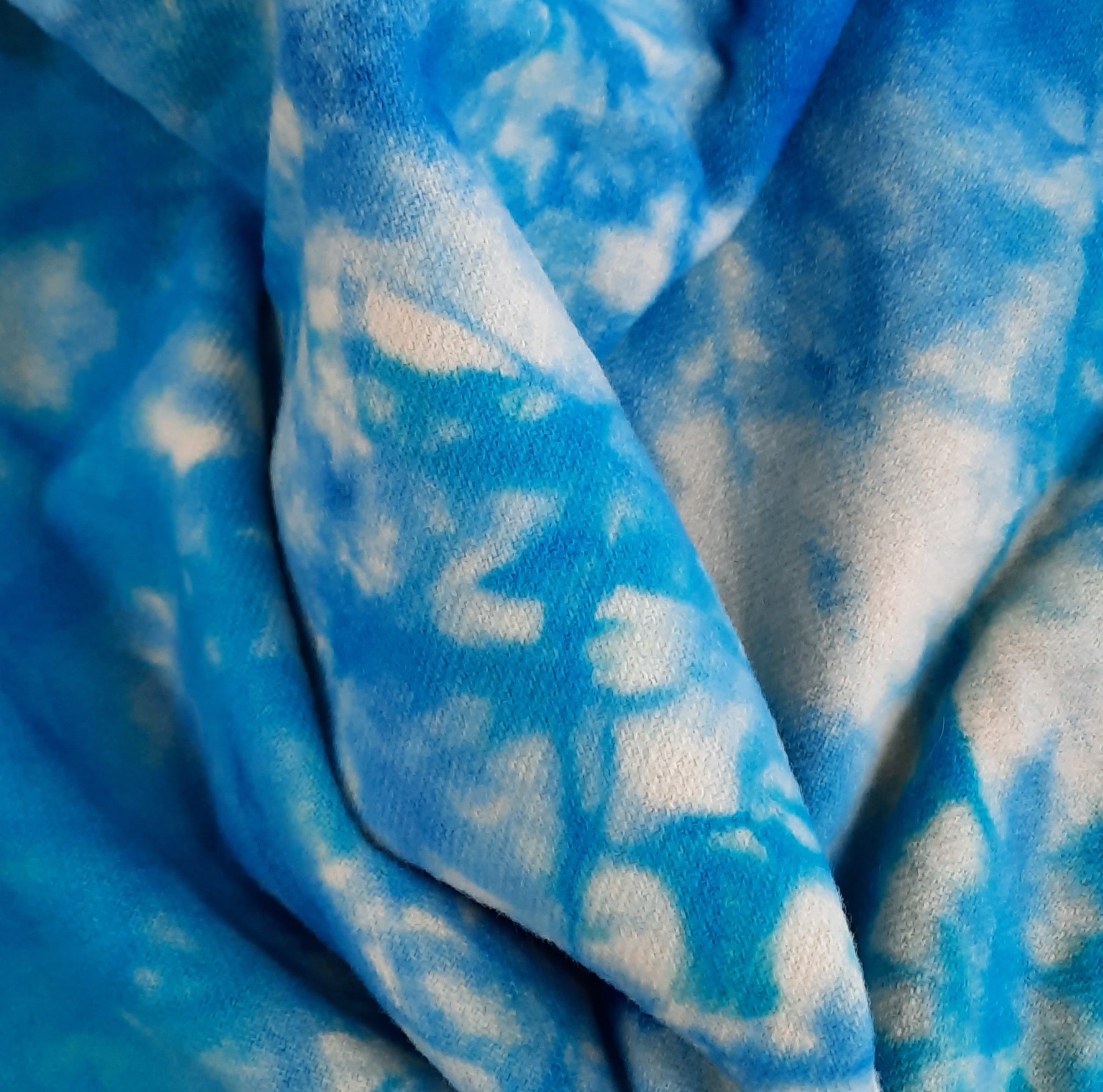 New! Hand-dyed Wool Fat Quarter &quot;Pool&quot;