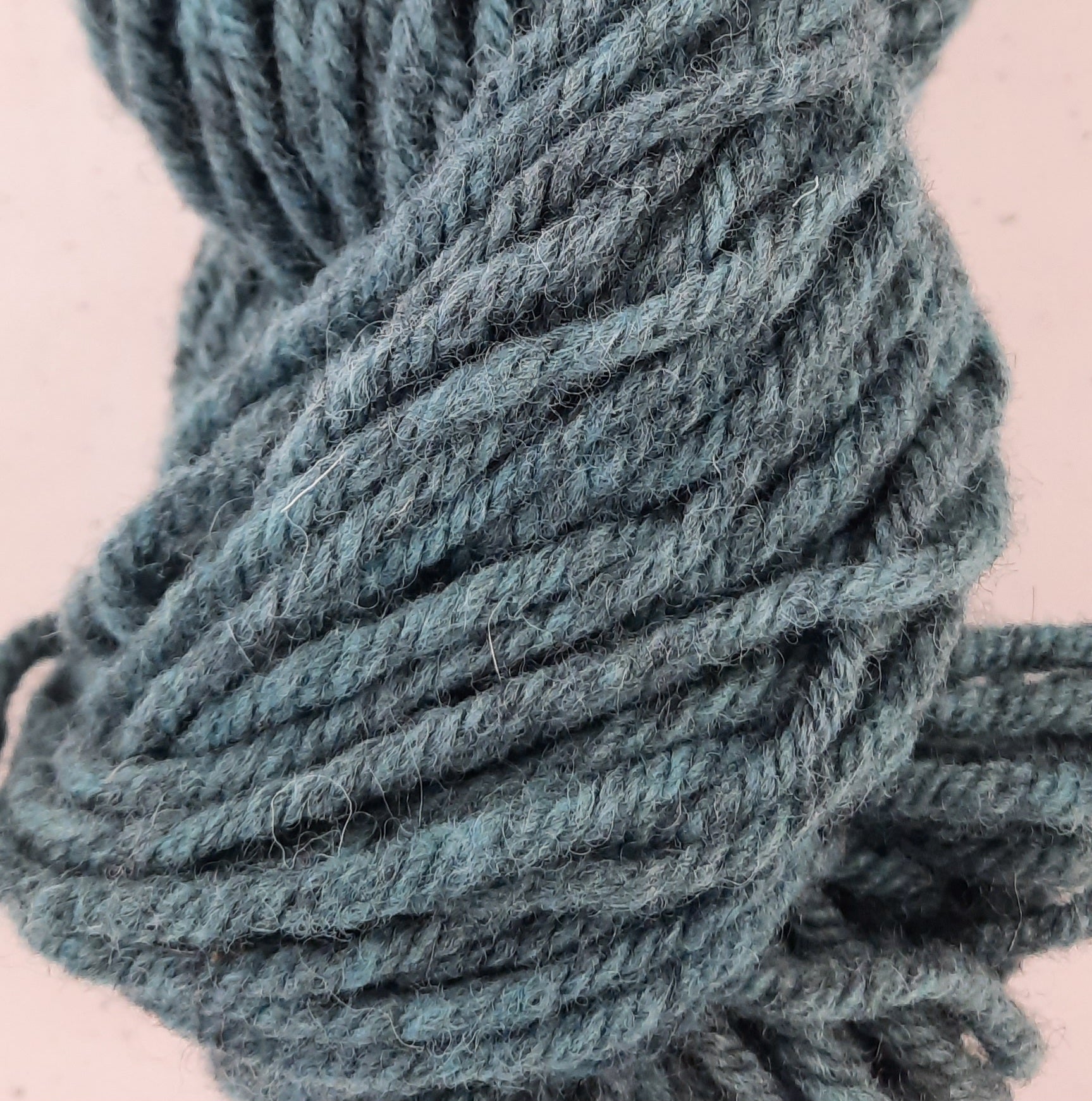 New! Hand-Dyed Super Bulky Yarn - Turquoise Heather
