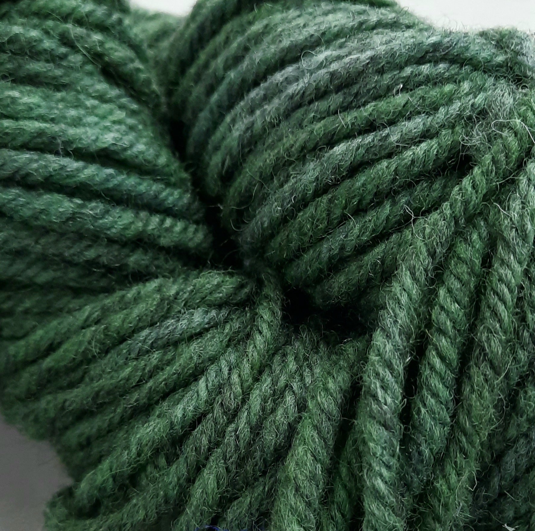Hand-Dyed Super Bulky  (4 ply) Yarn - Heathered Pine