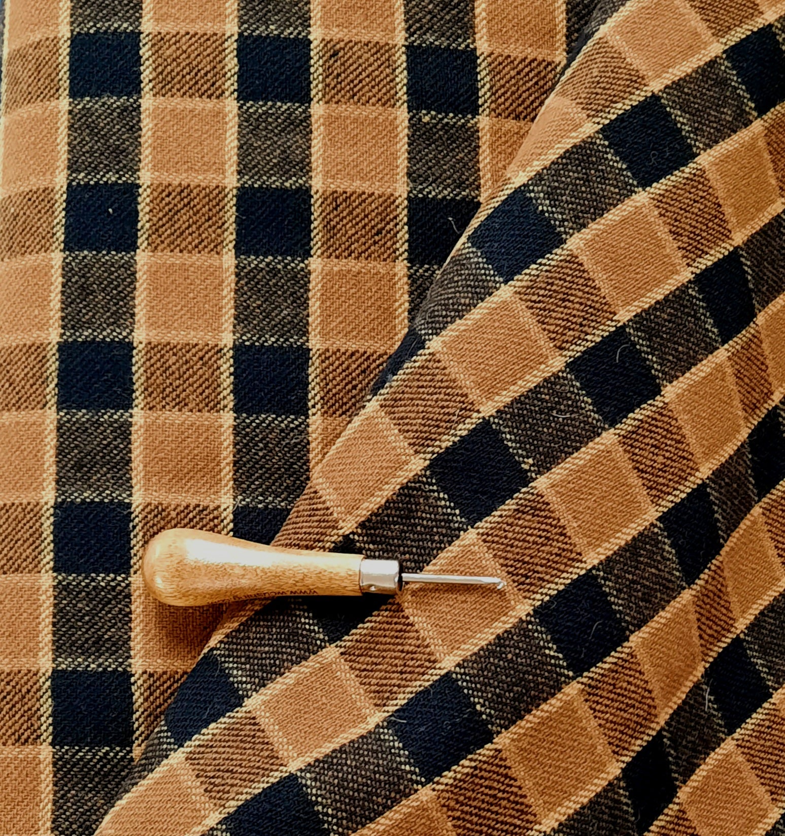 Textured Wool Fabric