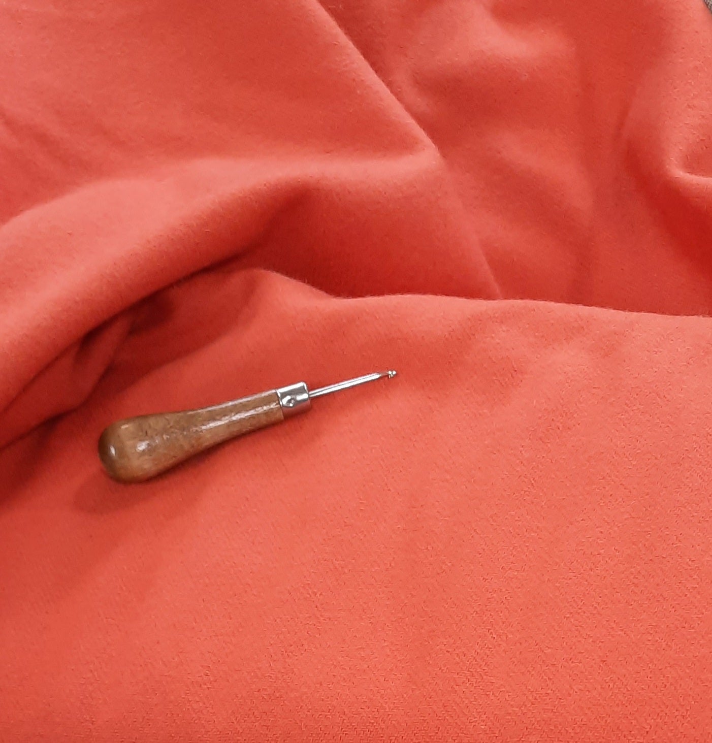 Solid Wool Fabric &quot;Carrot Top&quot;