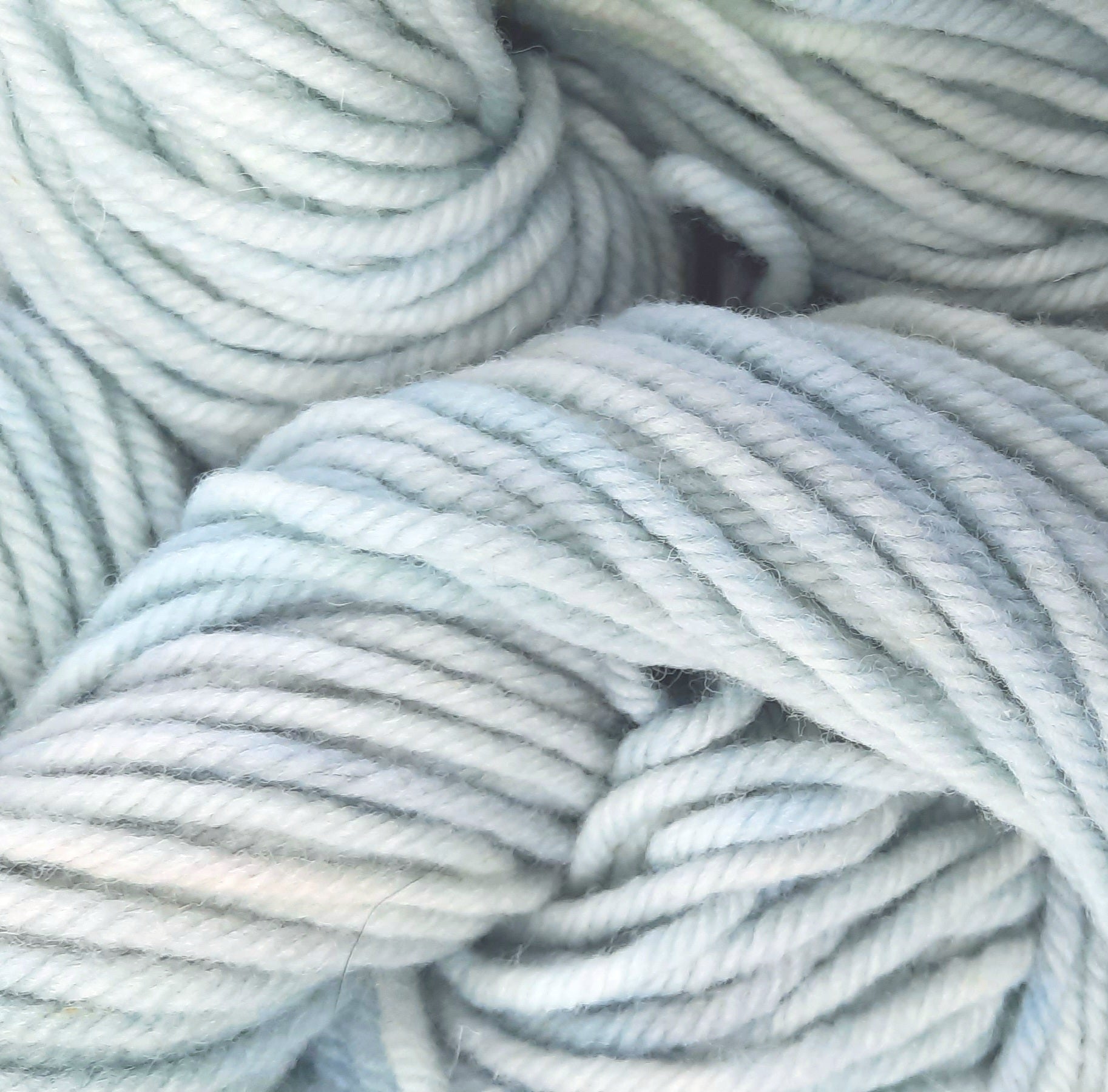 New! Hand-Dyed Super Bulky  (4 ply) Yarn - Snow Shadow