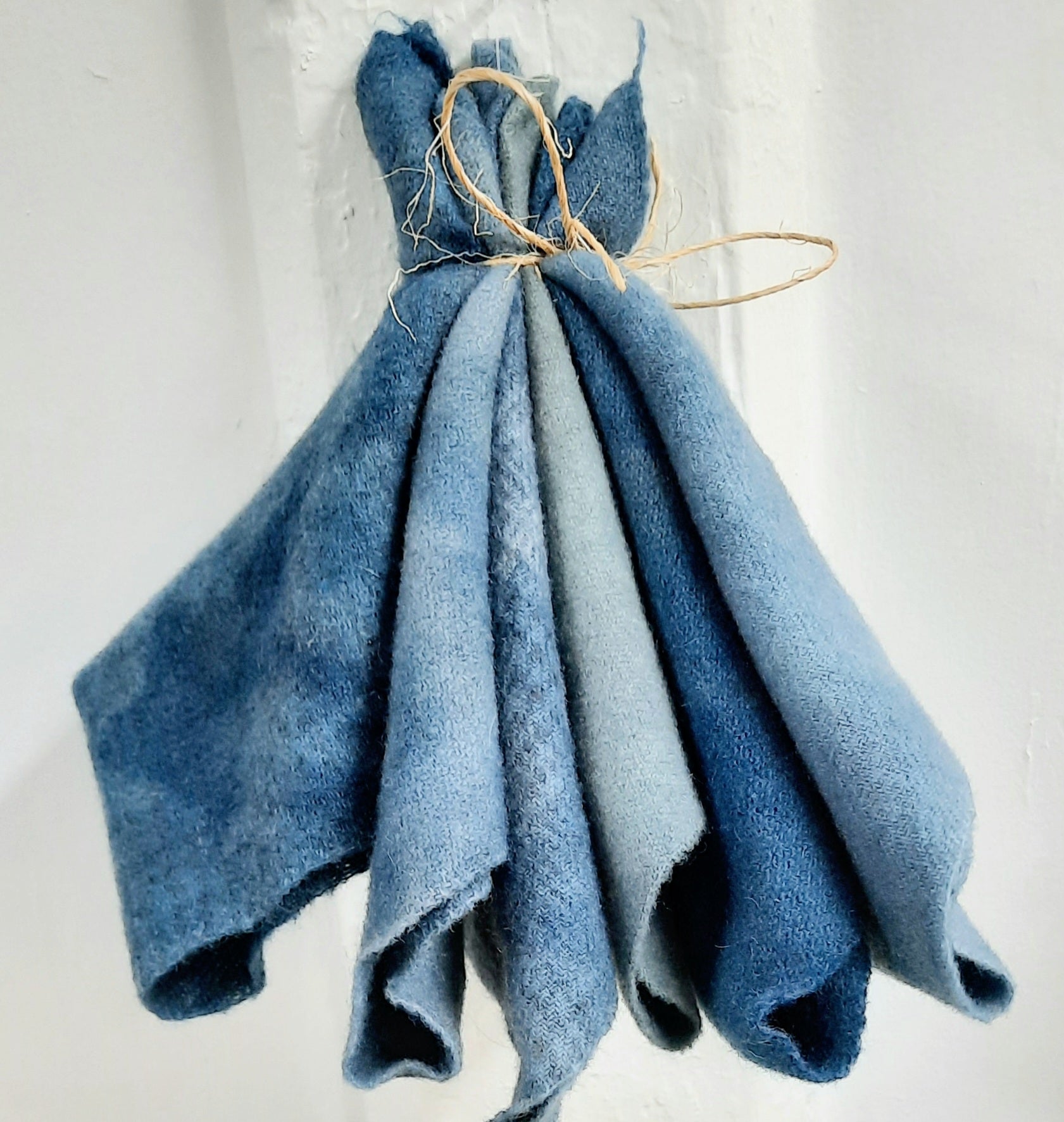 New! Wool Bundle "Prim Blues"