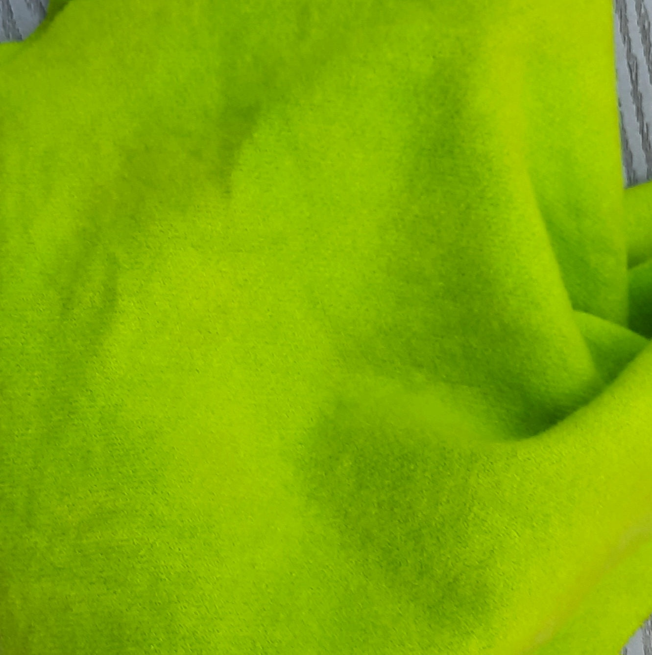 New! Hand-Dyed Wool Fabric "Wicked Green"