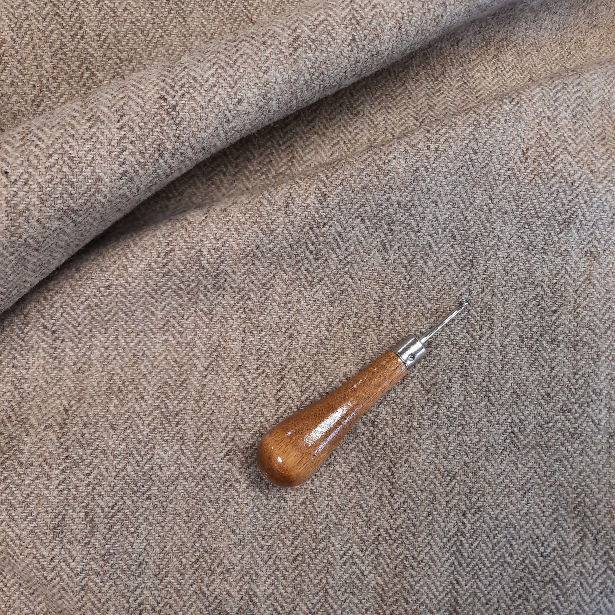 Textured Wool Fabric &quot;Miss Pearl&quot;