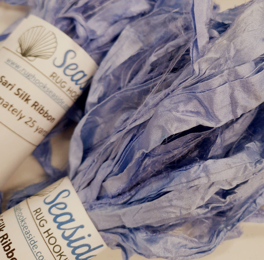 Sari Silk Ribbon  "Periwinkle"