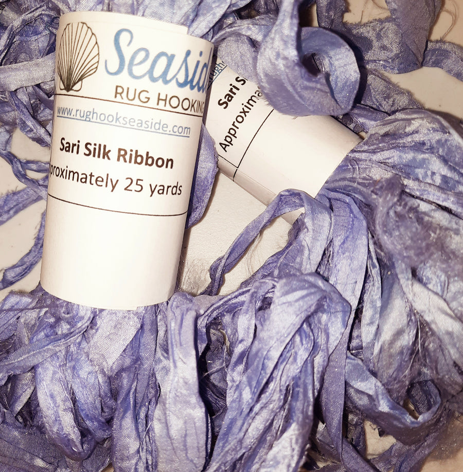Sari Silk Ribbon  "Periwinkle"