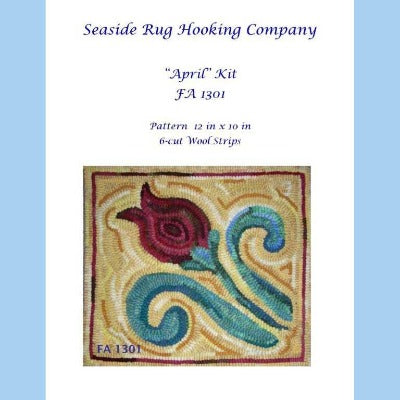 April Kit - Seaside Rug Hooking Company Kit