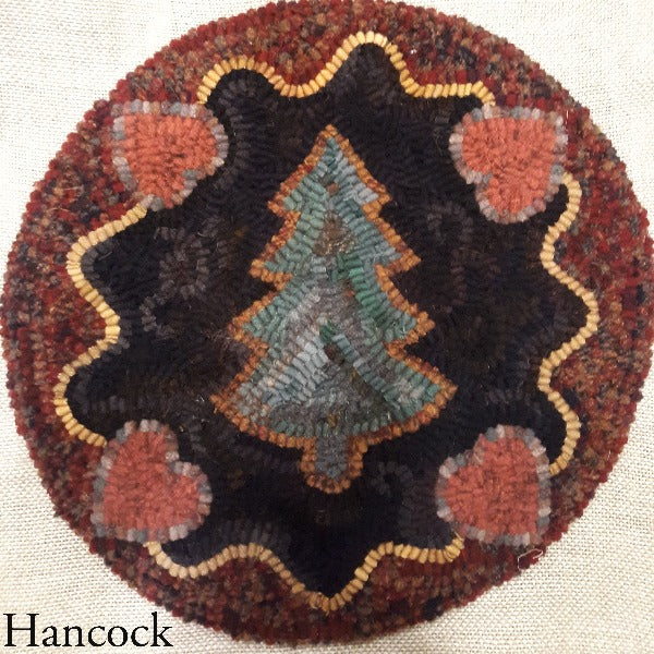 Hancock Chair Pad - Seaside Rug Hooking Company Pattern