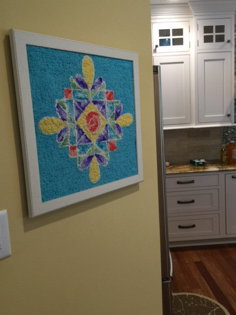 Square Rangoli - Seaside Rug Hooking Company Pattern
