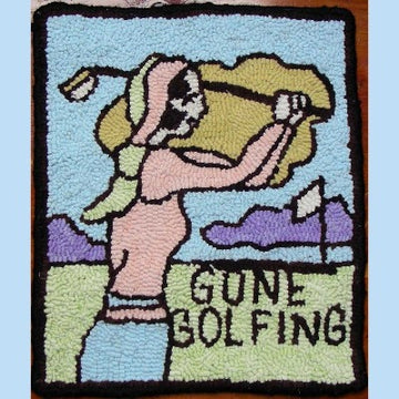 Gone Golfing - Seaside Rug Hooking Company Pattern