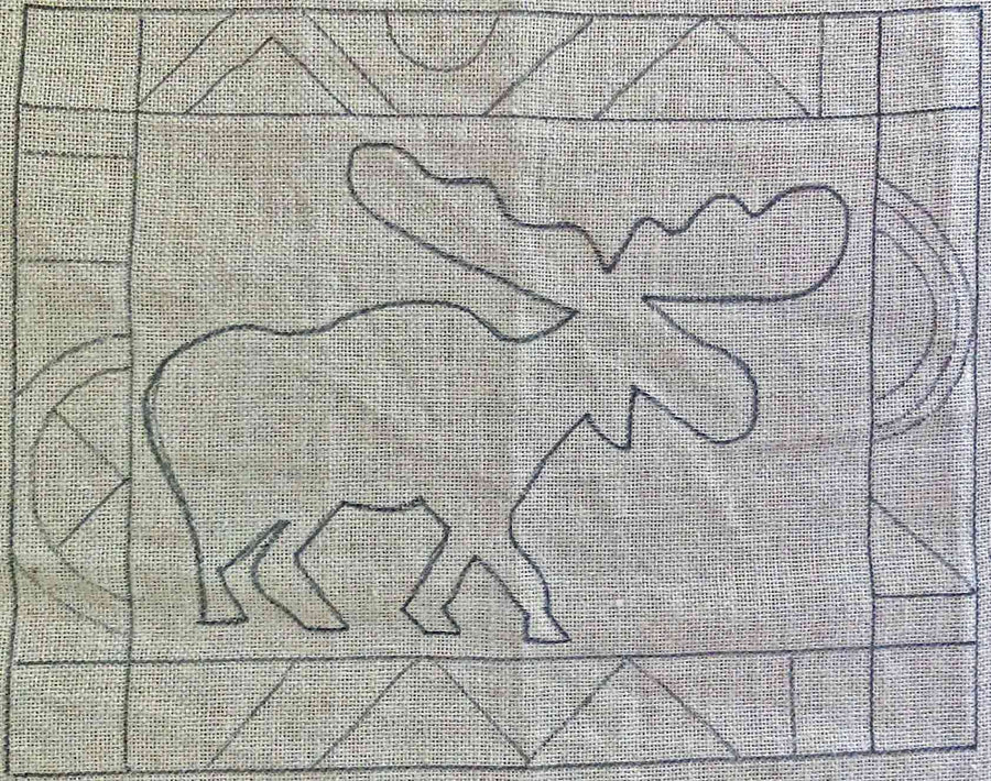 Mister Moose Kit - Seaside Rug Hooking Company Kit