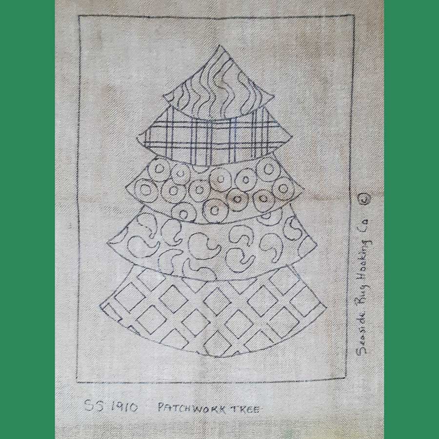 Patchwork Tree NEW - Seaside Rug Hooking Company Pattern