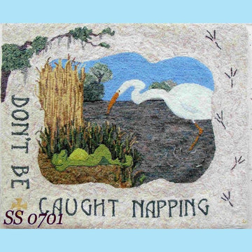 Caught Napping - Seaside Rug Hooking Company Pattern