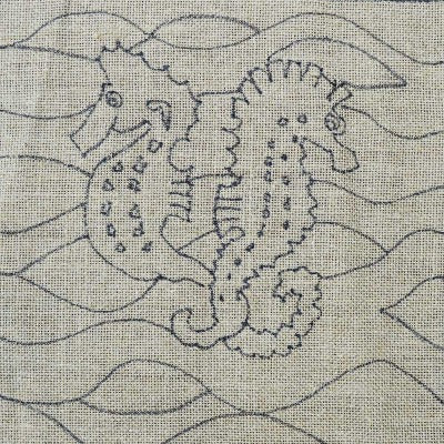 Seahorses Two - Seaside Rug Hooking Company Pattern