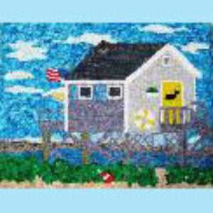 Beach House Pattern - Seaside Rug Hooking Company Pattern