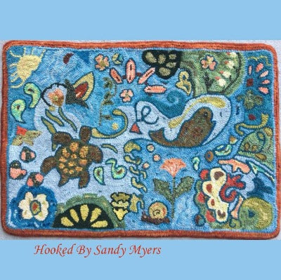 Sazerac Sea - Seaside Rug Hooking Company Pattern