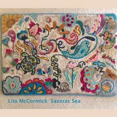 Sazerac Sea - Seaside Rug Hooking Company Pattern