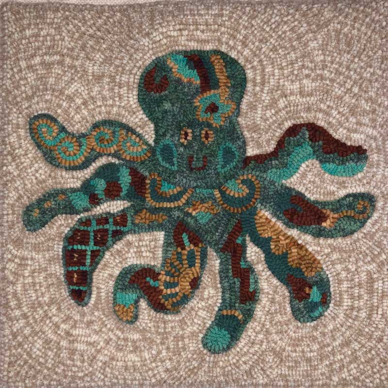Talavera Octopus Pillow pattern