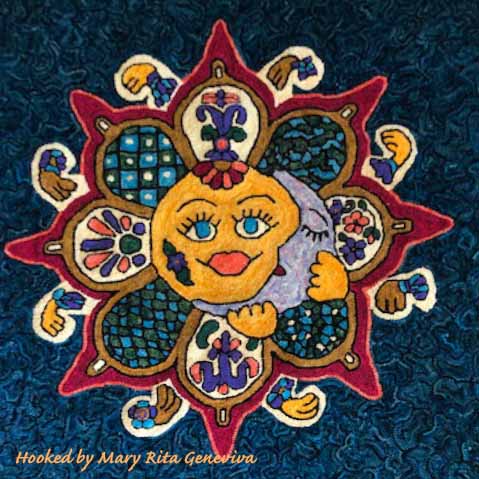 Talavera Sun and Moon Pattern