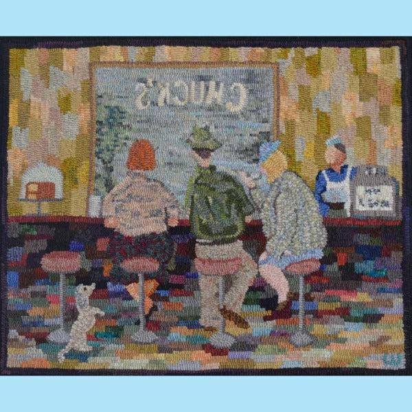 Chuck's Diner - Seaside Rug Hooking Company Pattern