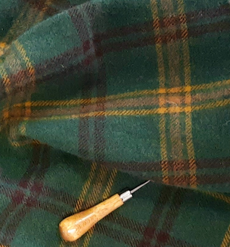 Textured Wool Fabric "Balsam Fir"
