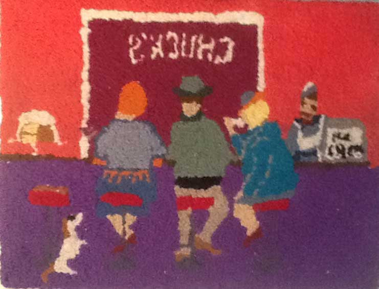 Chuck's Diner - Seaside Rug Hooking Company Pattern