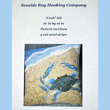 Crab Kit - Seaside Rug Hooking Company Kit