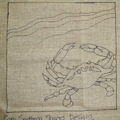 Crab - Seaside Rug Hooking Company Pattern