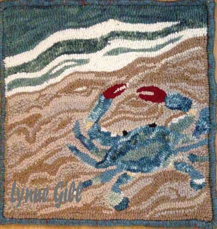 Crab - Seaside Rug Hooking Company Pattern