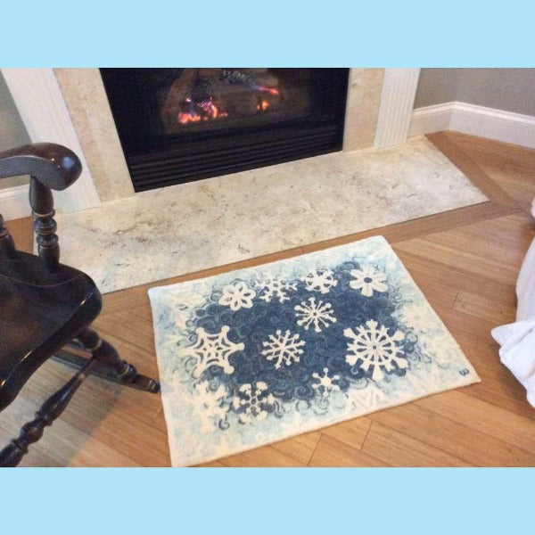 Crystal Flakes Rug - Seaside Rug Hooking Company Pattern